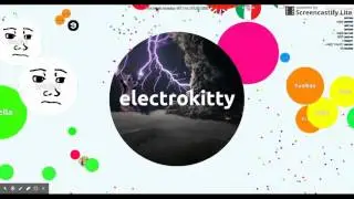 WRATH OF ELECTROKITTY-FIRST ON THE LEADERBOARD, WAY OVERPOWERED AGARIO