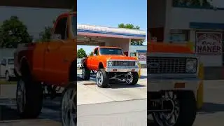 💯 Оцените этот крутой грузовик Chevy! #customtruck #chevy #raprock