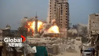 Israeli military drops flyers, orders Palestinians to evacuate Gaza Strip ahead of new offensive