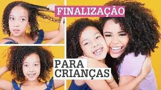 COMO FINALIZAR CABELO CACHEADO DE CRIANÇA | por Ana Lídia Lopes