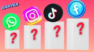 Top Most Used Social Media Apps in the World (2026) | Monthly Active Users | 3D Comparison