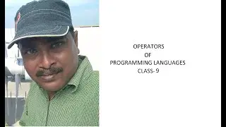 programming Basic-class 9-operators