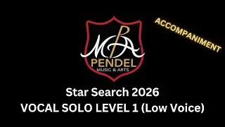 Star Search 2026: Vocal Solo Level 1, Low Voice (Sheet Music with Accompaniment Track)
