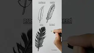 how to draw a feather 😱🔥 #josuaas24 #art #drawing #shorts #artwork
