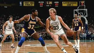 Magic, Worthy & Kareem vs Larry Bird & Kevin McHale Finals G3 6.7.87