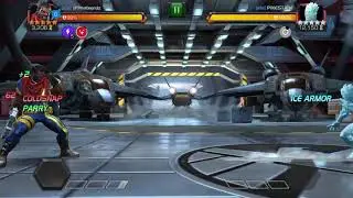 MCOC 5* r1 bishop vs 5* r4 iceman (testing energy damage resistance)