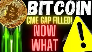 MUST SEE! BITCOIN CME GAP FILLED!!! Now What? btc charts price prediction, analysis, news, trading
