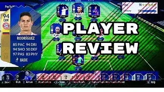 FIFA 18 TOTS JAMES RODRIGUEZ (94) PLAYER REVIEW