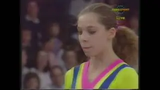 Tatjana Lysenko (UKR) - Worlds 1993 - All Around - Horse Vault