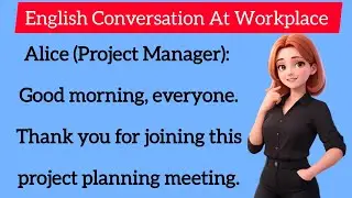 English Conversation At Workplace | Business English Conversation With Dialogues | English Practice