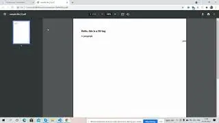 ASP.NET Core 5 Convert HTML to PDF Working Demo