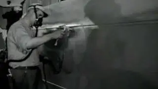 Spray Painting Hazards and Air Line Respirator 1930s