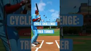 Cycle Challenge - Trea Turner at Citizens Bank Park #mlbtheshow24 #treaturner #philadelphiaphillies