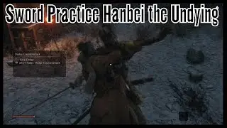 Sekiro Shadows Die Twice - Sword Practice Hanbei the Undying (Sword Attacks, Deflect, Step Dodge)