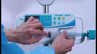 Syringe Pump Set Hk400 Led Screen Mini Portable Hospital Infusio