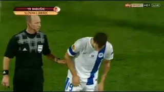 Slovan Liberec - FC Sevilla - Goal 1:0 Michael Rabusic - Europa League