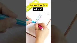 Bilateral Brain Gym/ Both Side Brain Exercise On Paper/ Left Brain & Right Brain Activity For Kids