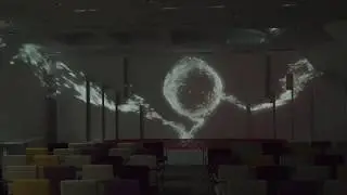 Lasershow zur Er&ouml;ffnung des Neujahrsempfangs von Austrian Standards