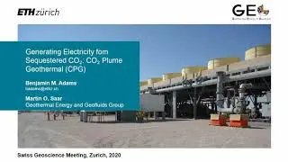 Generating Electricity from Sequestered CO₂: CO₂ Plume Geothermal (CPG)