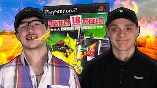 We Played a PS2 Trucker Game... It Got WAY Too Chaotic!