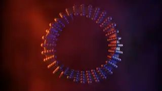 Abstract Animation Loop using HDRI and Volume Lighting