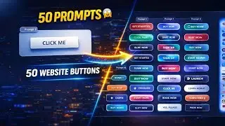 50 Prompts for 50 Stunning Website Buttons | AI UI Design
