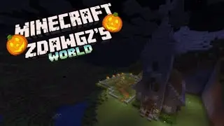 Creepy Halloween Cemetery Build in Minecraft!