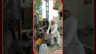 Starting Diesel Engine For Winch Machine Working | Manual Start | Construction | Wahjoc Land