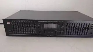 Vintage BSR EQ-3000 10-Band Equalizer / Spectrum Analyzer Demo