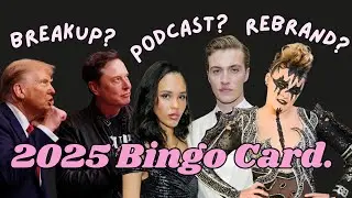 2025 Bingo Card (but it gets progressively unserious)