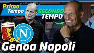 HORRIFYING first half and then... 👀 ANALYSIS Genoa Napoli 0-2 🔵 Allegri De Rossi