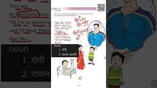 PATIENT Meaning in Hindi | Patient Ka Matlab Hindi Me Kya Hota Hai #shorts #learnenglish