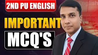 2nd PU English 2026 | Important Chapter wise MCQ | Complete Strategy | SimplifiedMinds