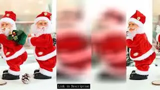Electric Santa Claus Twerking Elderly Buttock Shaking Xmas Figurine Doll Dancing Christmas Music For