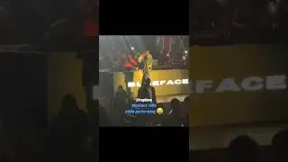 Blueface falls while performing 😂 🧿 #Shorts #blueface #raplane
