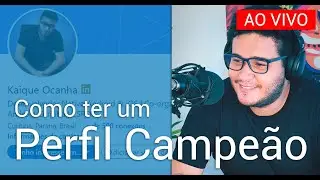 LIVE #001 - Como ter um perfil de desenvolvedor campeão no Linkedin