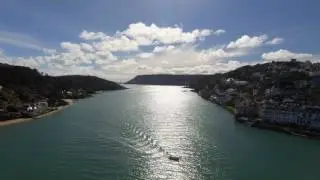 salcombe harbour by drone phantom 4