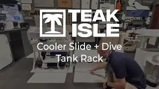 Multi-Purpose Cooler Slides With Dive Tank Rack: IBEX 2024