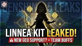 Linnea's Leaked Kit is INSANE! 🤯 The Geo Support Genshin 6.5 Needs