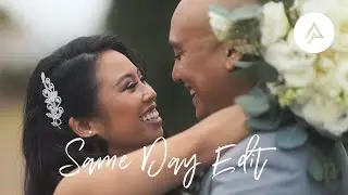 Bride and groom's EMOTIONAL reaction to their SAME DAY EDIT 🥲