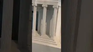 3D model of Temple of Athena Polias, Erechtheion on Acropolis Hill, Athens, Greece