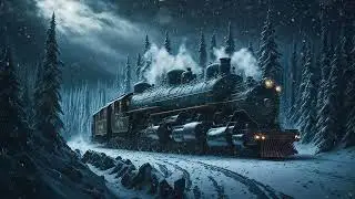 Polar Express Alaska -The sound of a locomotive, relaxation, sleep, study