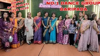 SARASWATI PUJA 2026, CELEBRATION, NO.1 DANCE GROUP, BARIPADA,#vlog #video 