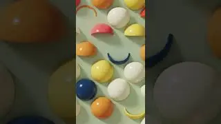 Playful 3D Shapes Background 4K &bull; Colorful Abstract Pattern Loop (No Music)