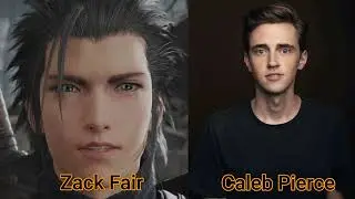 Character and Voice Actor - Final Fantasy VII Rebirth - Zack Fair - Caleb Pierce