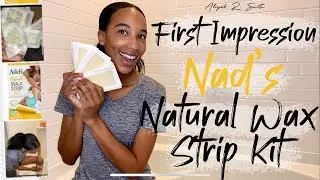 FIRST IMPRESSION :Wax Yourself At Home | Nad's Natural Wax Strip Kit review