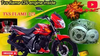 Tvs flame 125 ccvti engine inside