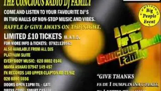 Concious Radio Family Dance - 7th January 2012 Platinum Suite