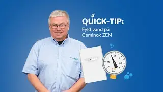 Gasfyr: Vandp&aring;fyldning p&aring; Geminox ZEM