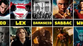Every DCEU Villains | 2013 - 2023